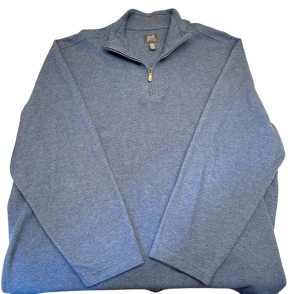 Joseph Abboud EUC Men's 3X Mock Neck Long Sleeve Pullover Sweater‎ Blue Gray - Picture 1 of 10